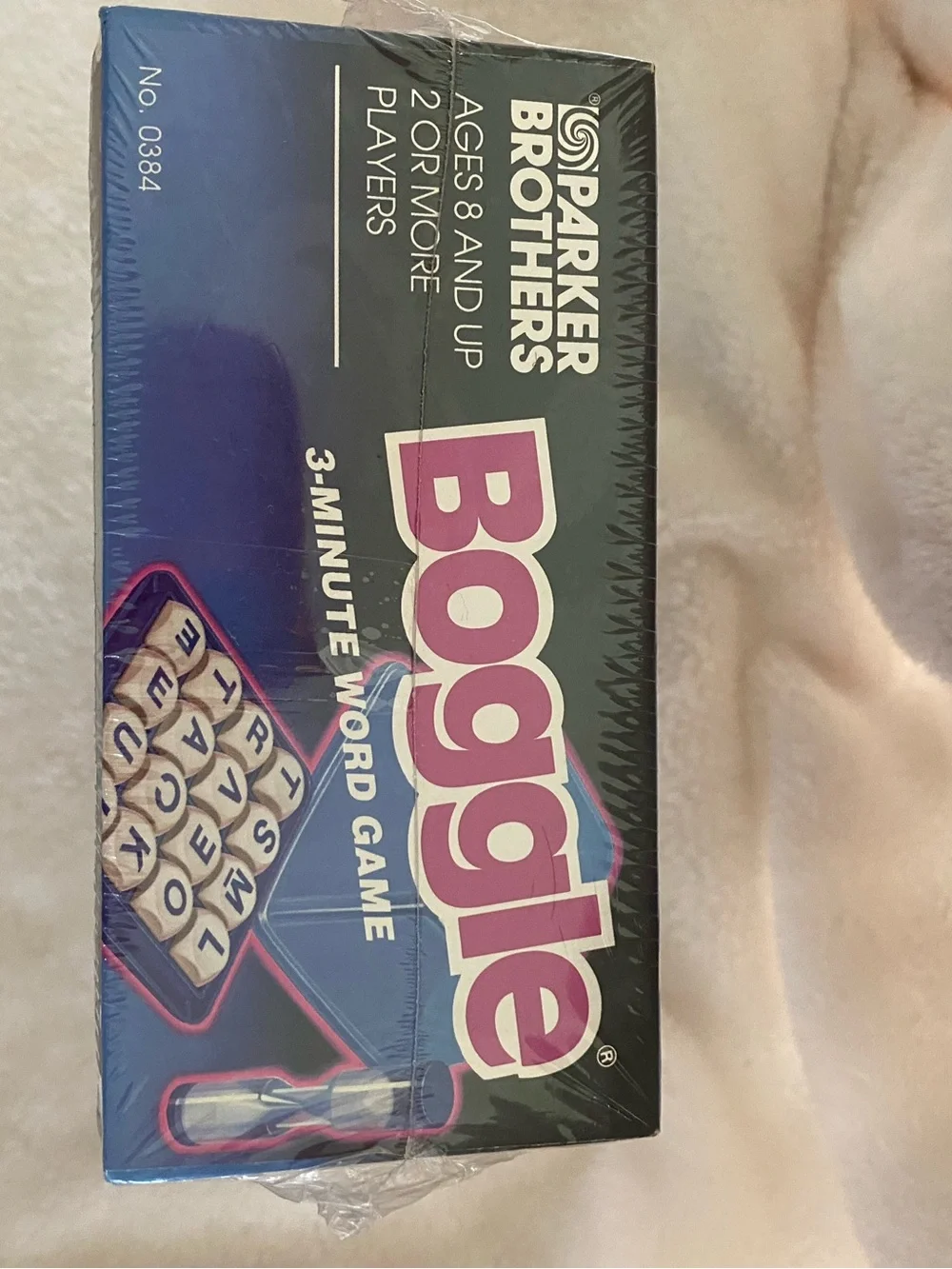 Boggle 3-Minute Word Game by Parker Brothers — Blue & Purple